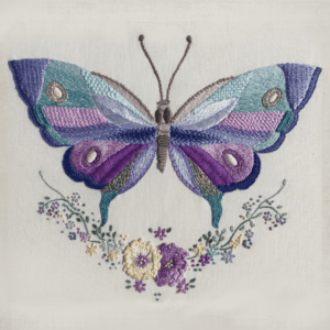 DB1 Butterfly - Blue and Lilac